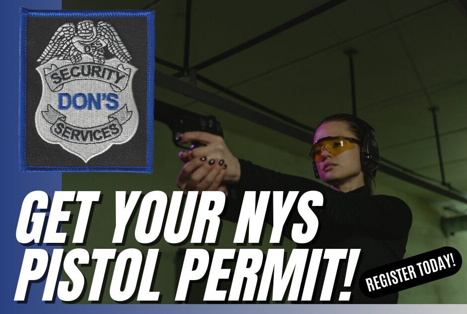 Get your NYS 16-Hour Concealed Carry course completed today so you can apply for a NYS Pistol Permit!